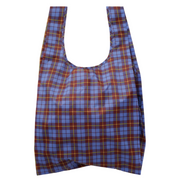 Baggu Standard Reusable Bag Blue Tartan