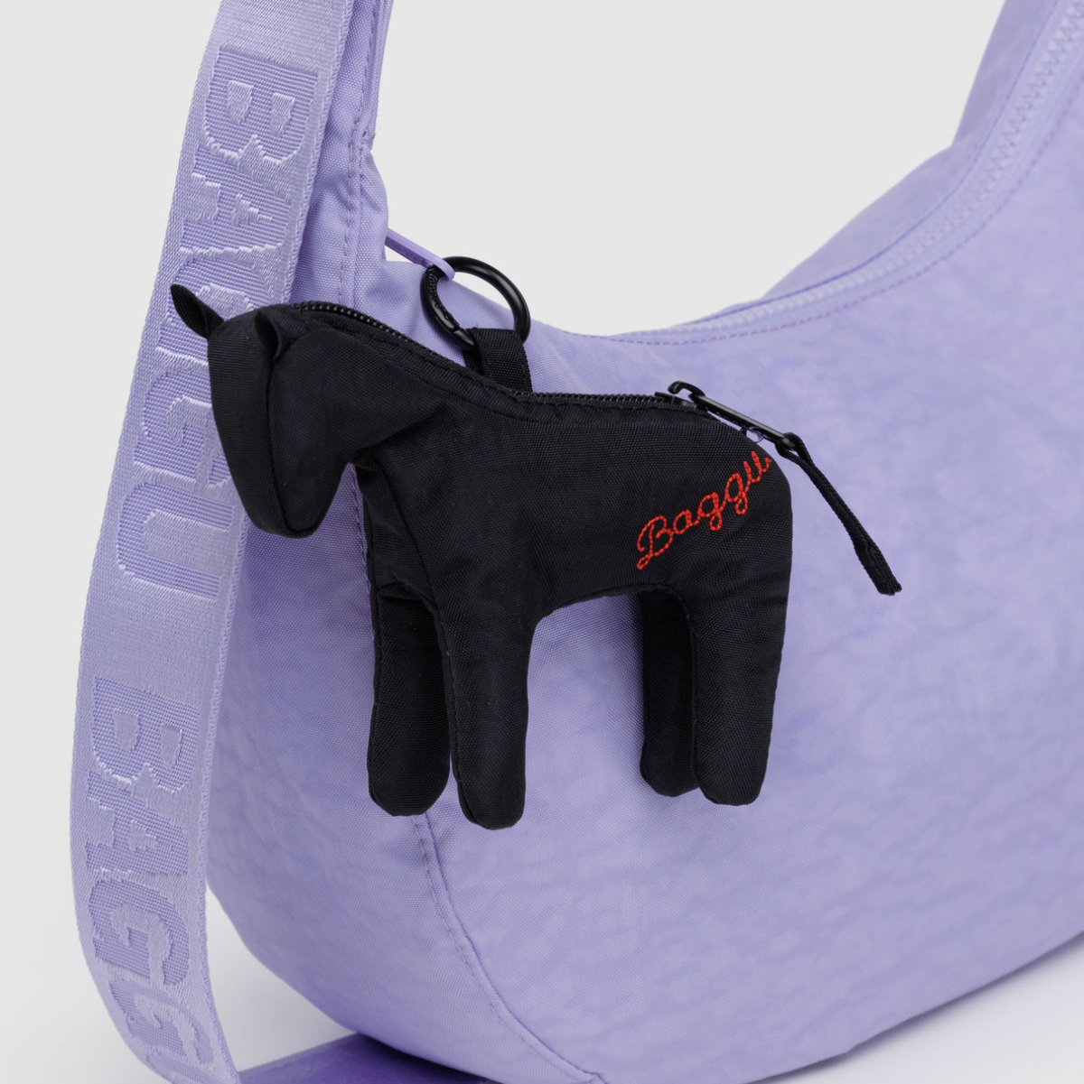 Baggu Horse Bag Charm Black