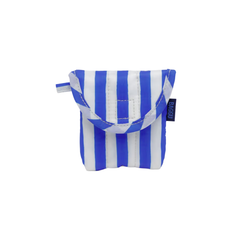 Baggu Puffy Earbuds Case Blue Painted Stripe