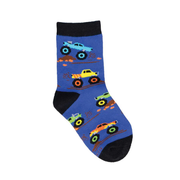 Socksmith Socks Kids Monster Trucks Blue 2-4 Years