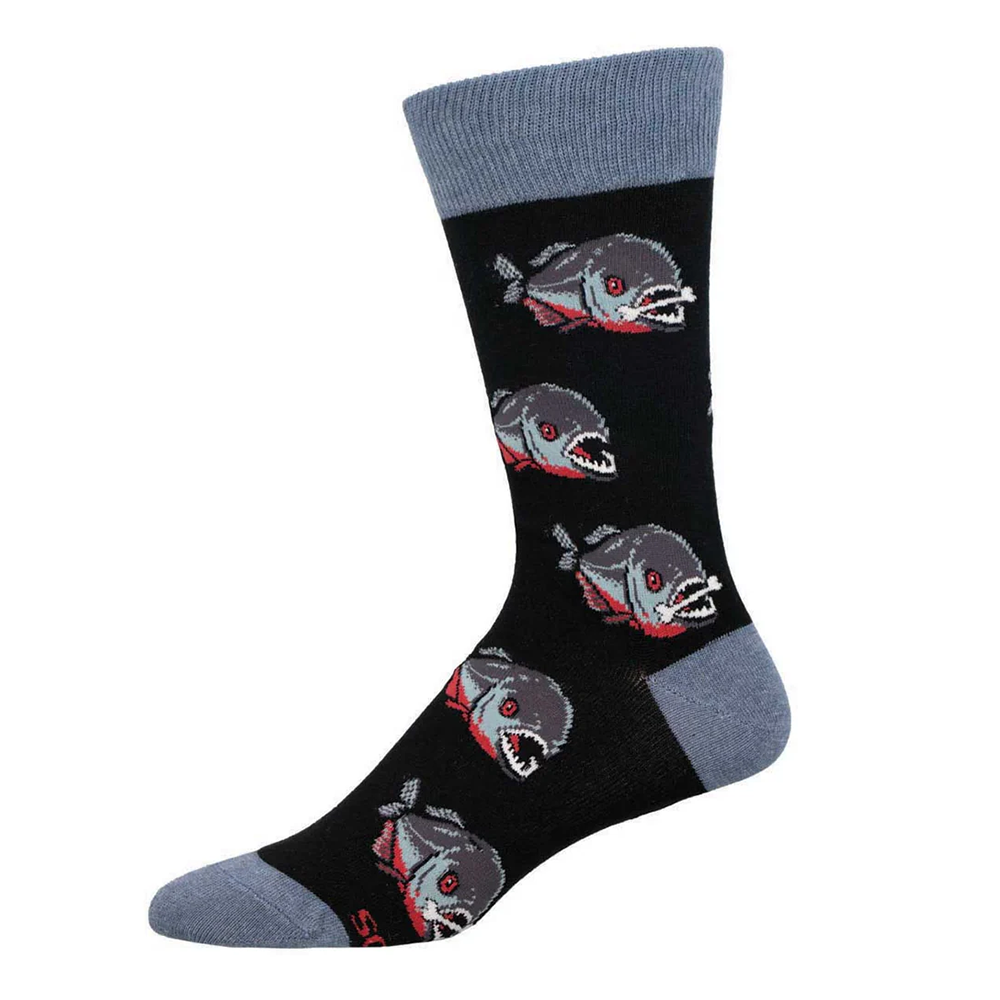 Socksmith Socks Men's Piranha Black