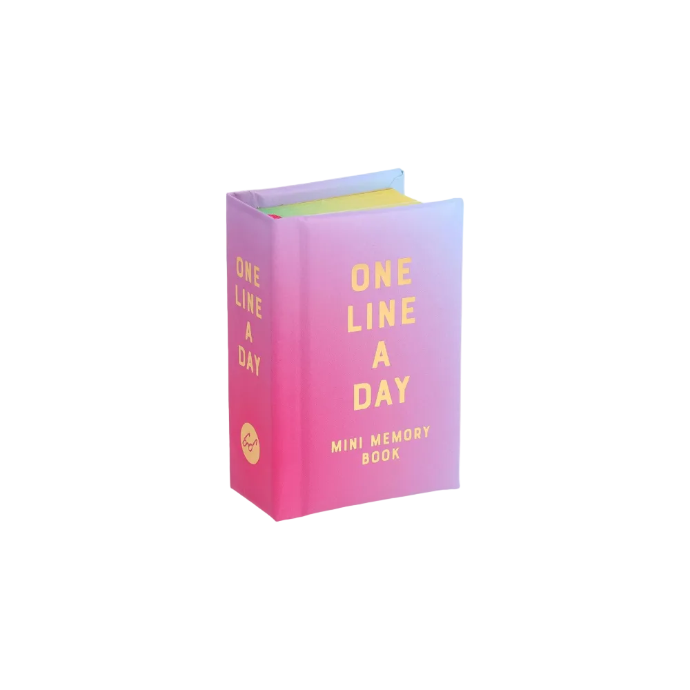 Mini One Line a Day Journal Radiant Glow