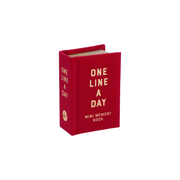 Mini One Line a Day Journal Rose Velvet