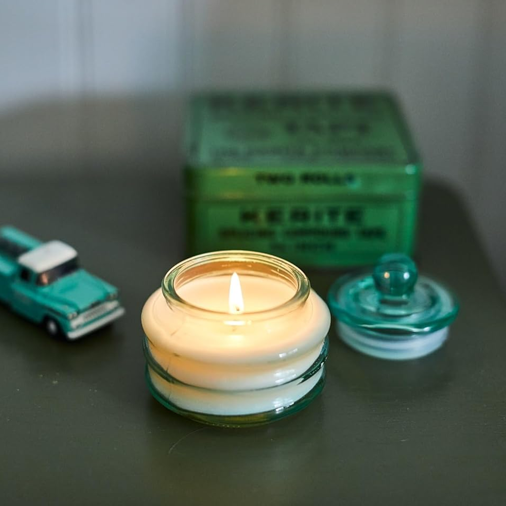 Paddywax Beam Candle Green Glass Cactus Flower 85g
