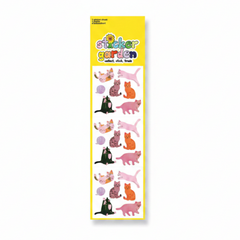 Sticker Garden Sheet Pearl Cat