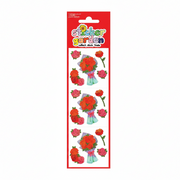 Sticker Garden Sheet Pearl Roses Valentine