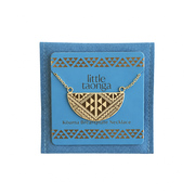 Little Taonga Niho Breast Plate Necklace Gold