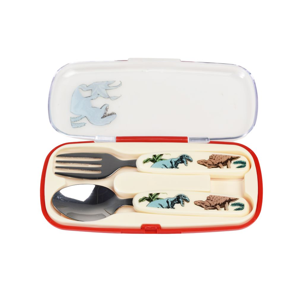 Rex Children’s Cutlery Set in Case Prehistoric Land