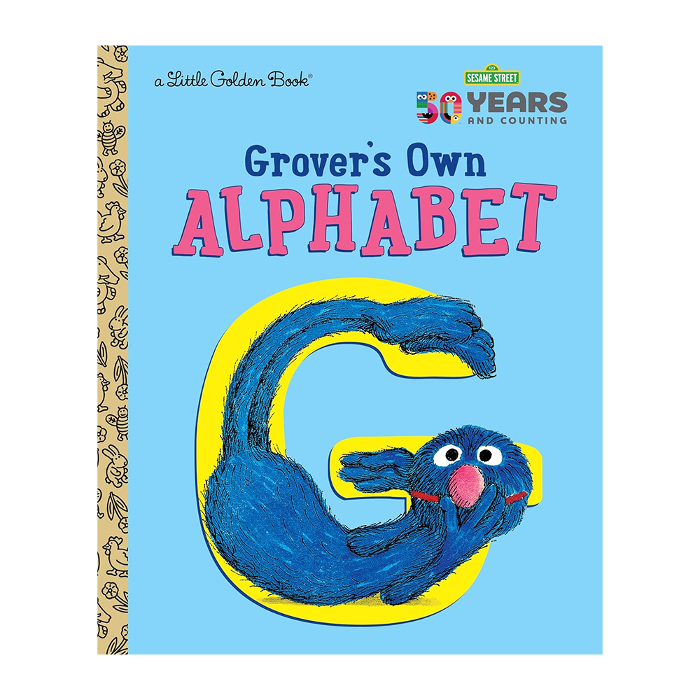 Little Golden Book Grovers Own Alphabet Sesame Street