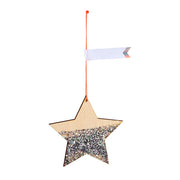 Meri Meri Christmas Wooden Tag Star