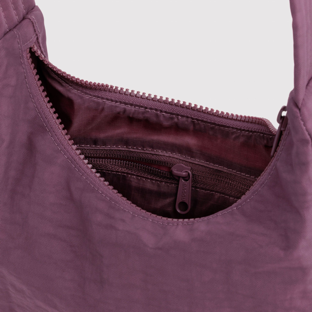 Baggu Mini Nylon Shoulder Bag Wild Plum