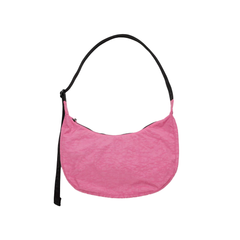 Baggu Medium Nylon Crescent Bag Azalea Pink