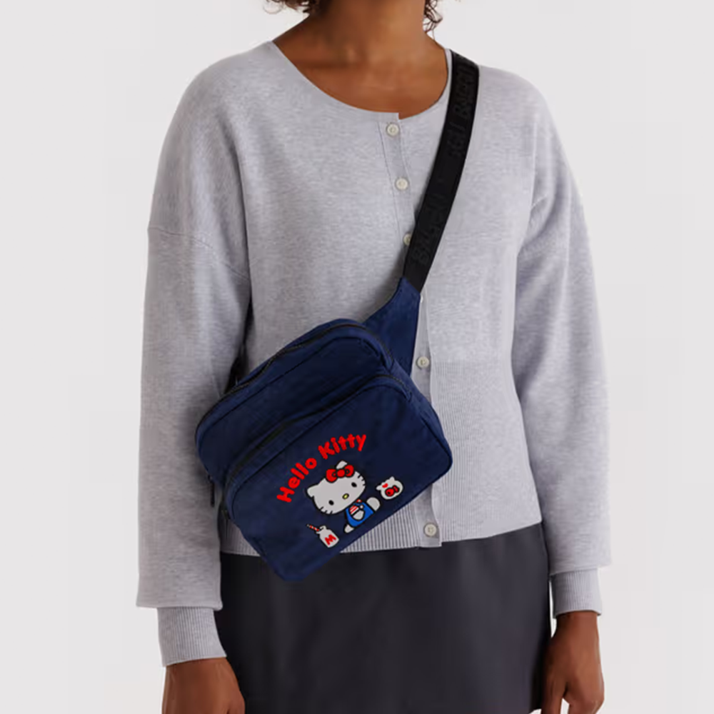 Baggu x Hello Kitty Fanny Pack Embroidered Hello Kitty Milkshake