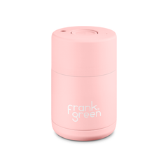 Frank Green Ceramic Reusable Cup Push Button Lid 8oz Blushed