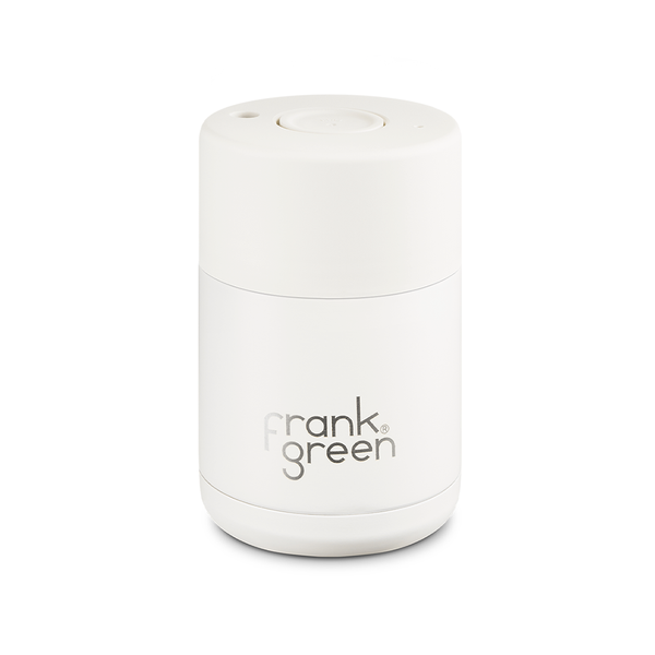 Frank Green Ceramic Reusable Cup Push Button Lid 8oz Cloud