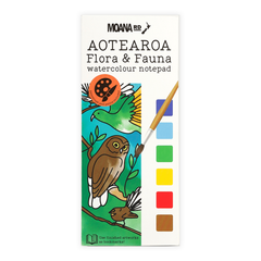 Moana Road Watercolour Notepad Flora & Fauna