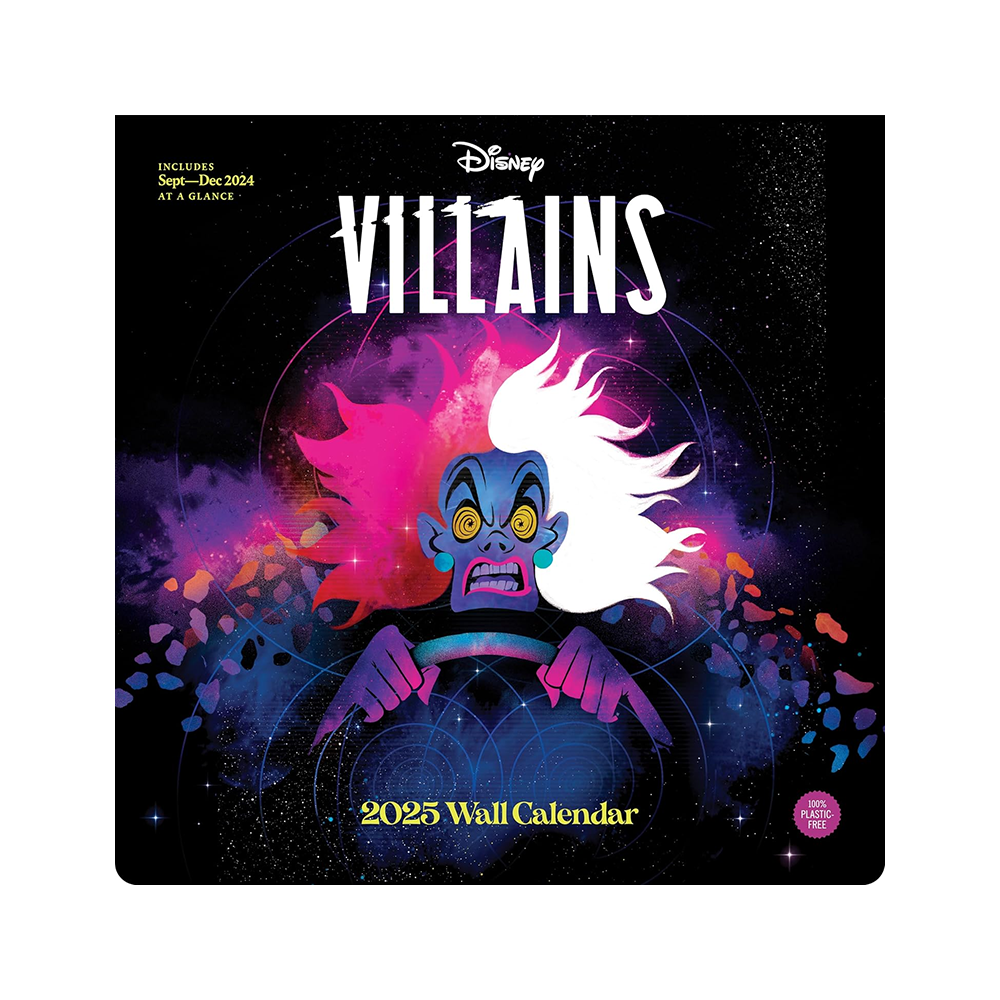 2025 Wall Calendar Disney Villains