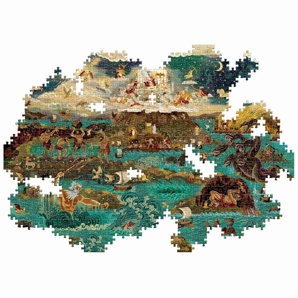 World of the Odyssey and Other Greek Myths 1000 Piece Puzzle