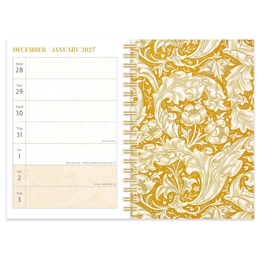 Portico Designs 2027 Wiro A5 Diary William Morris