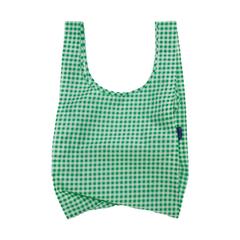 Baggu Standard Reusable Bag Gingham Green