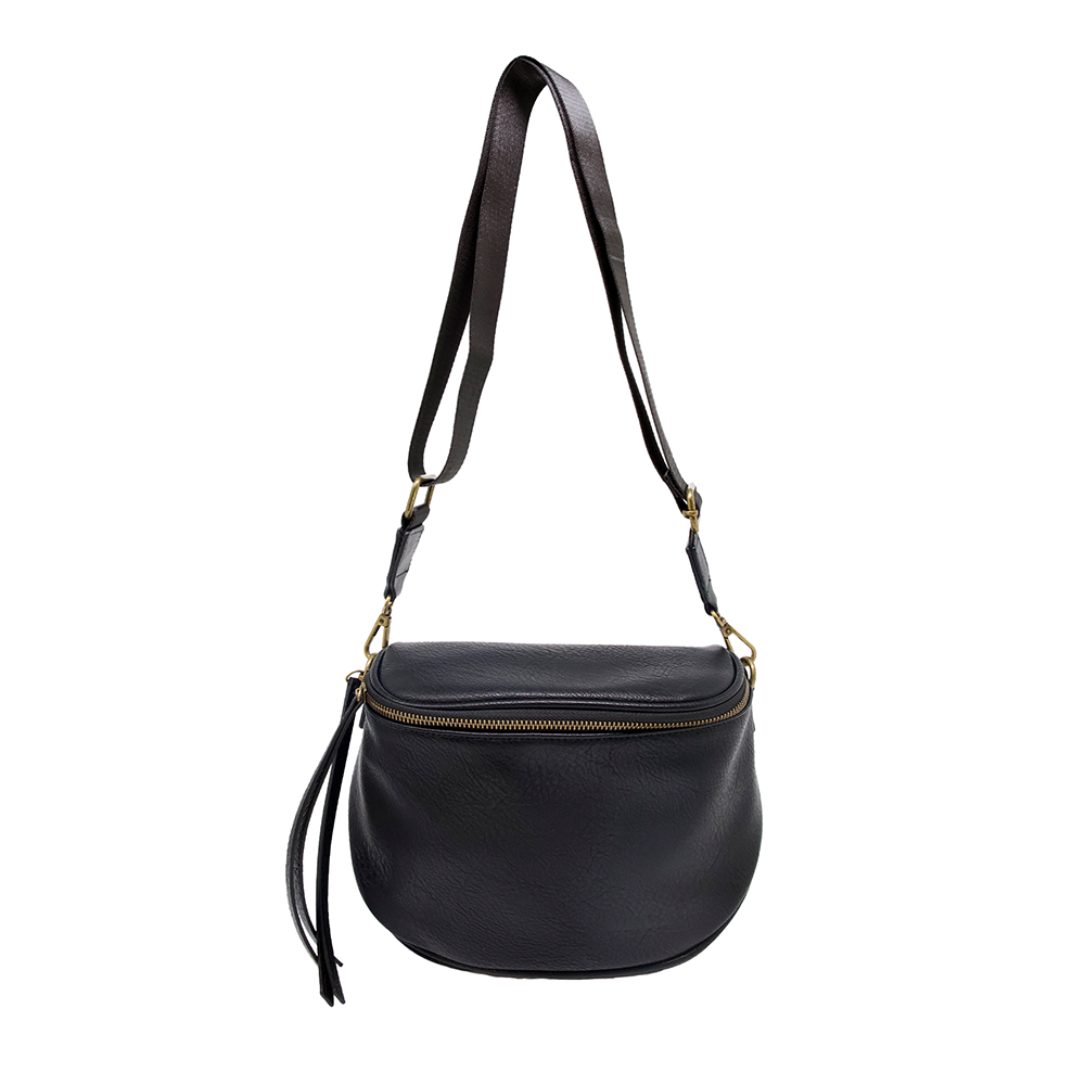 Moana Road Waihi Beach Crossbody Bag Black