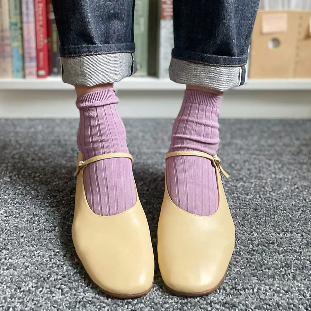Le Bon Shoppe Socks Her Orchid
