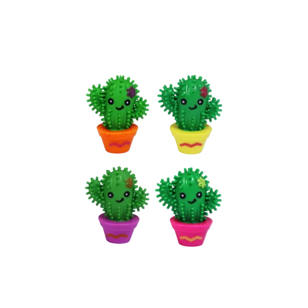Spikey Cactus Figurines 4asst 52mm