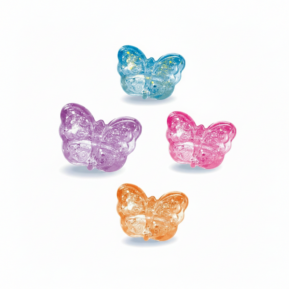 Squeeze Sugary Glitter Butterfly Assorted