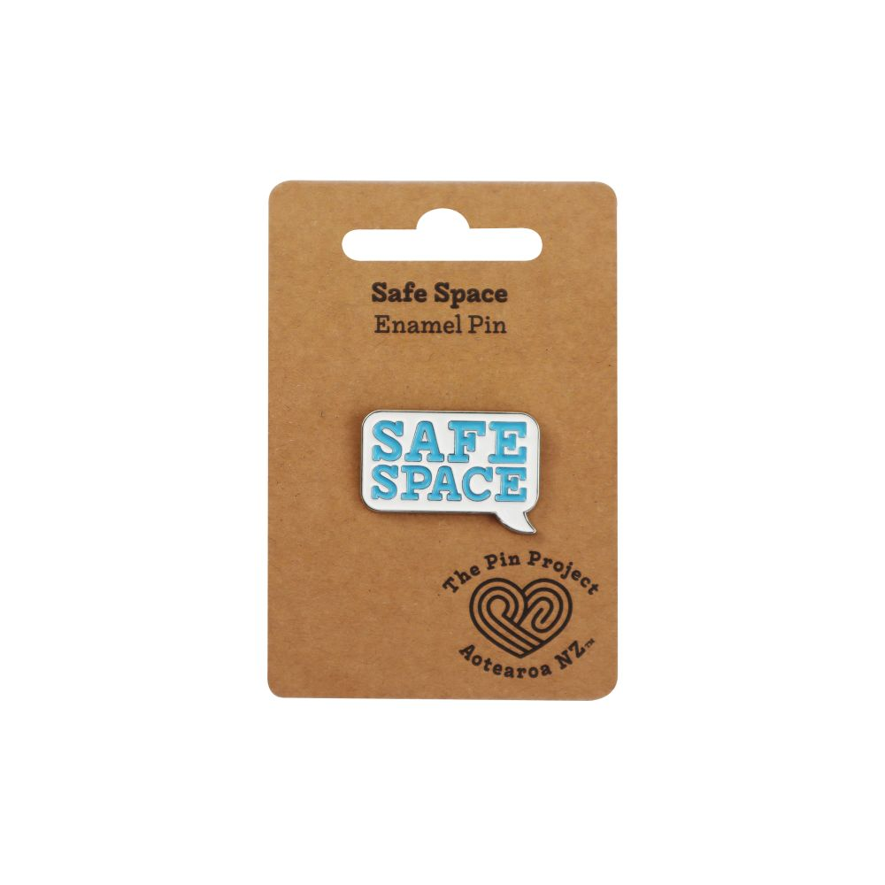 Enamel Pin Safe Space