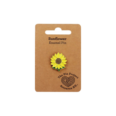 Enamel Pin Invisible Disability Sunflower