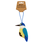 Felt Hanging Ornament NZ Kingfisher 10cm