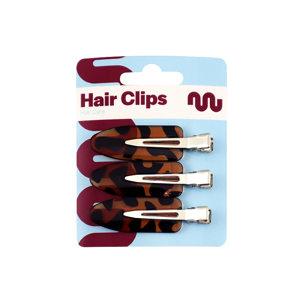 Ava Hair Clips No Crease Pack of 3 Assorted
