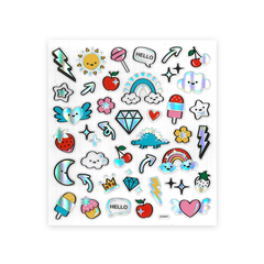 Smiley Golden Fun Stickers