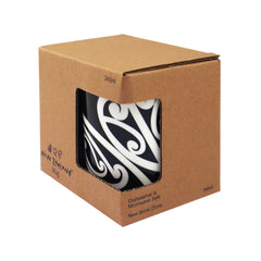NZ Coffee Mug Ivan Tuari Black and White