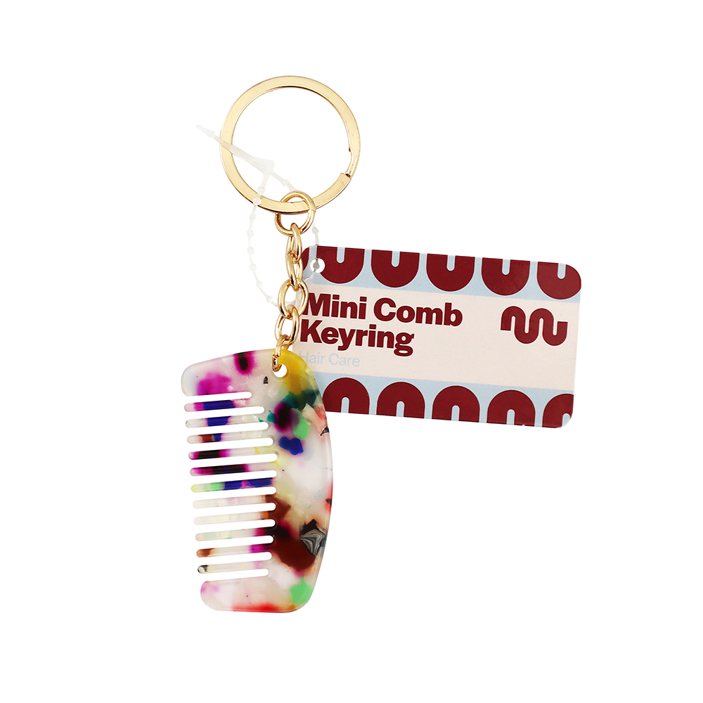 Ava Mini Comb on Keyring