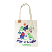 Tote Bag Native Birds and Flora