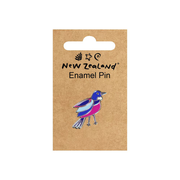 Enamel Pin Colourful Tūī