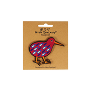 Wooden Cut Out Magnet Kiwi Colourful