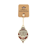 Kiwiana Wood and Acrylic Decoration Pōhutukawa