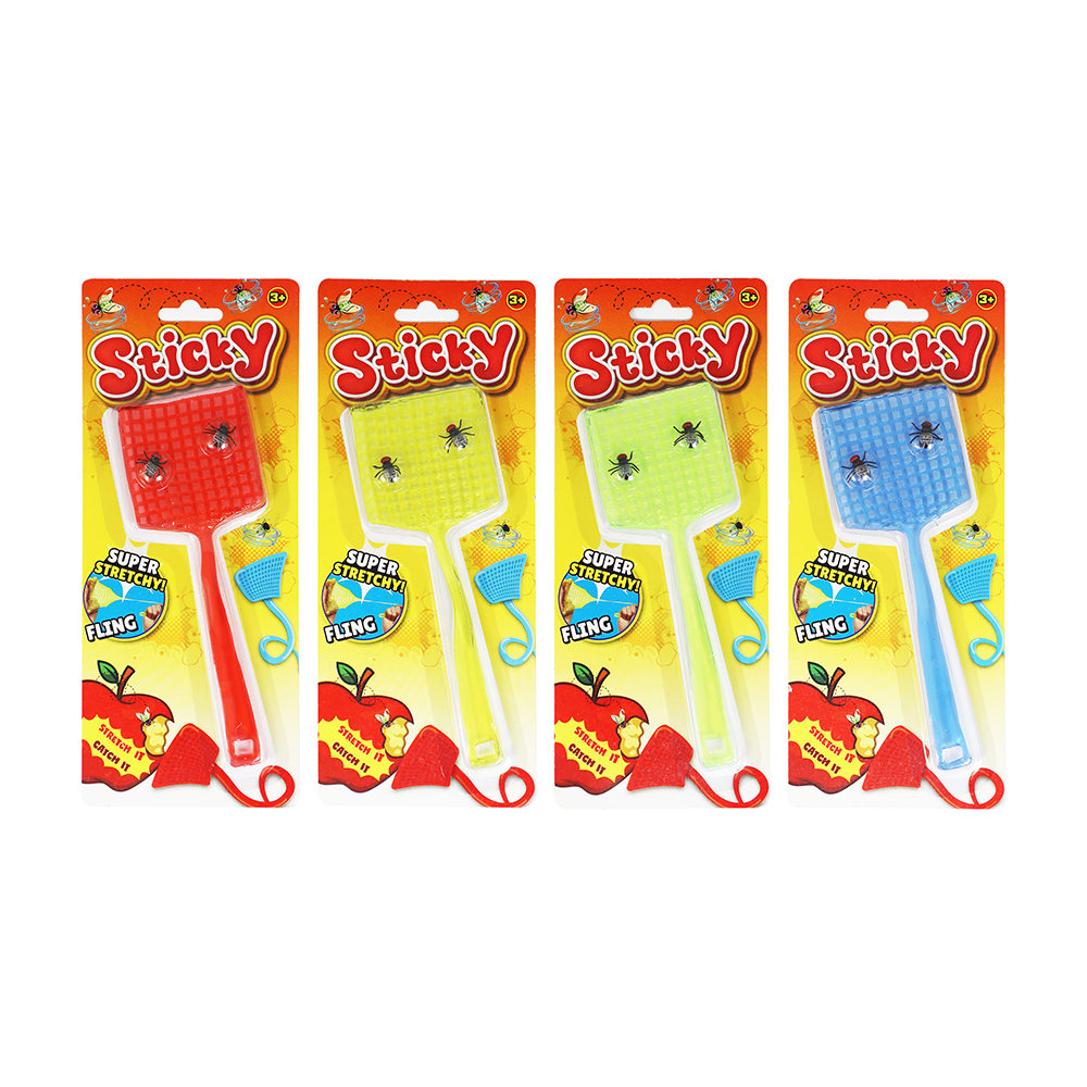 Sticky Stretchy Fly Swatter Toy Assorted