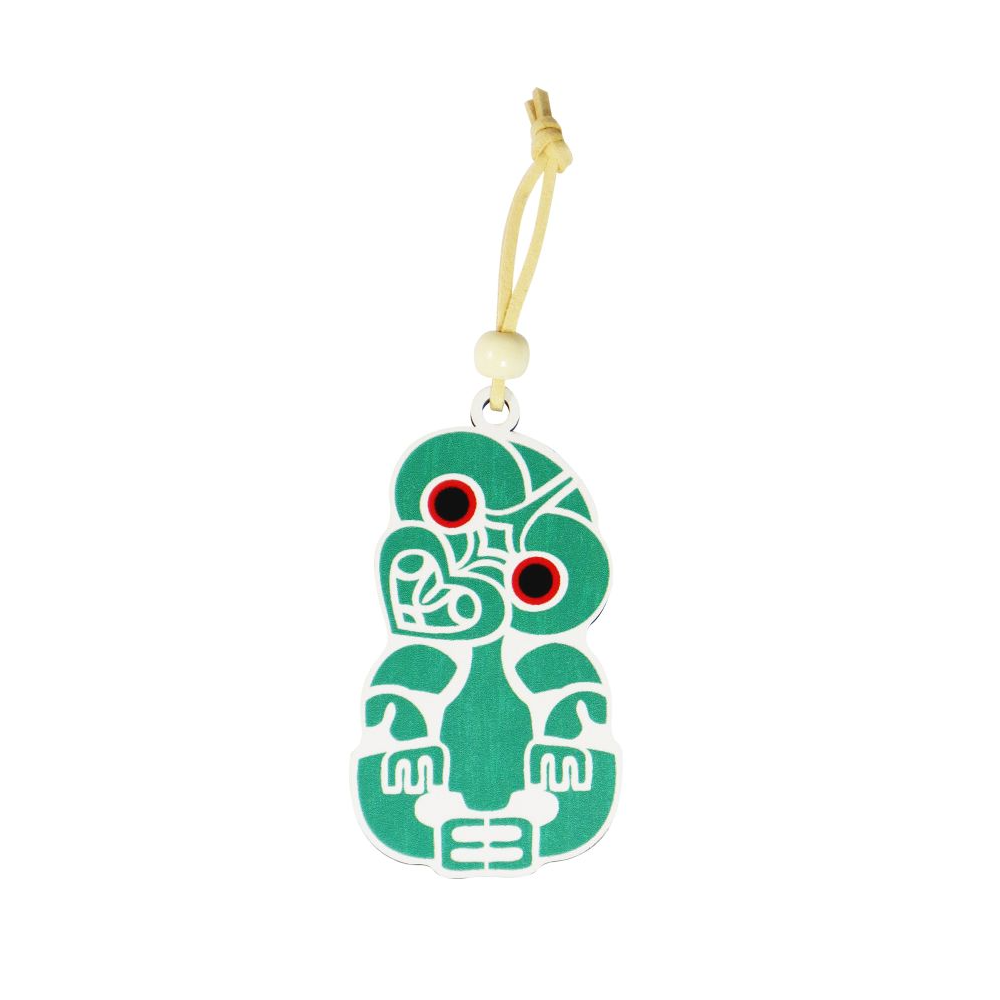 Kiwiana Wooden Hanging Ornament Tiki