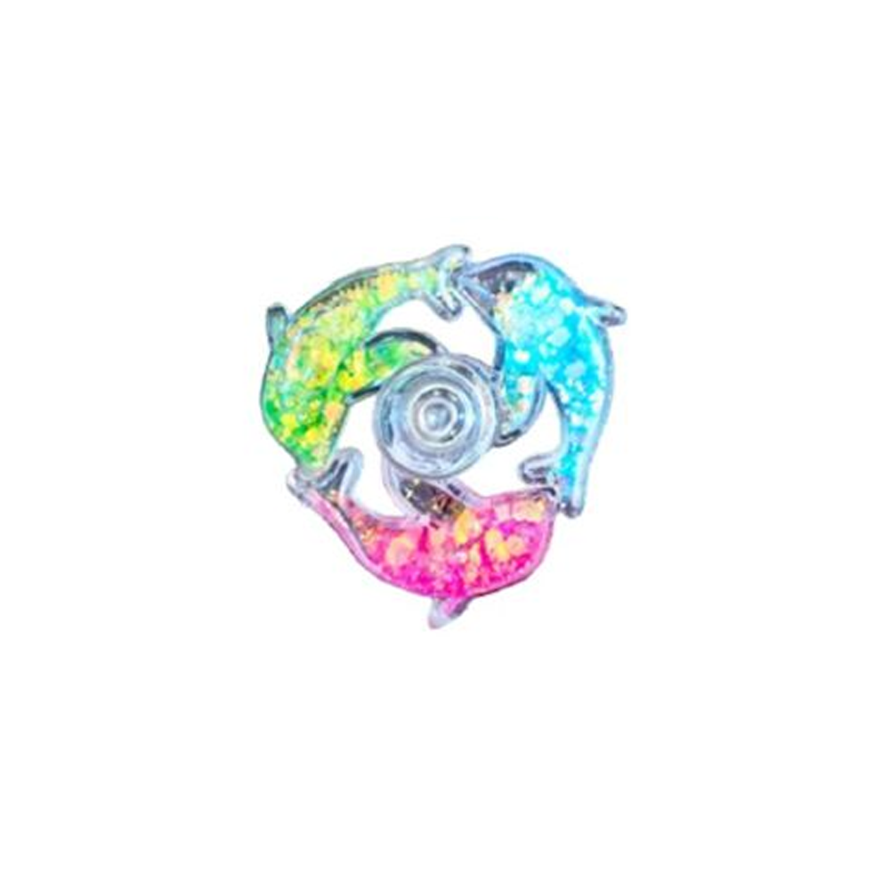 Fidget Spinner Glittery Dolphins