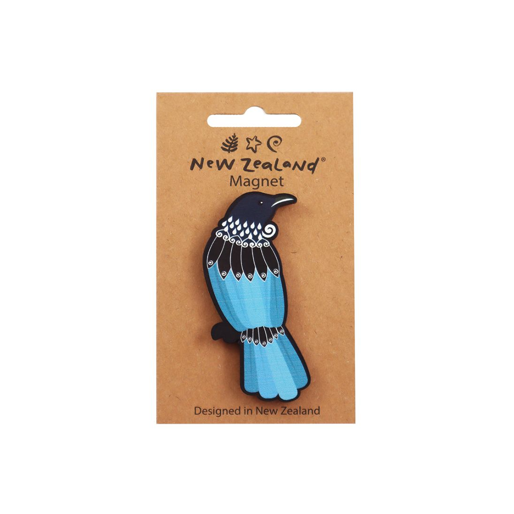 Wooden Cut Out Magnet Tūī