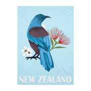 New Zealand Tea Towel Tūī