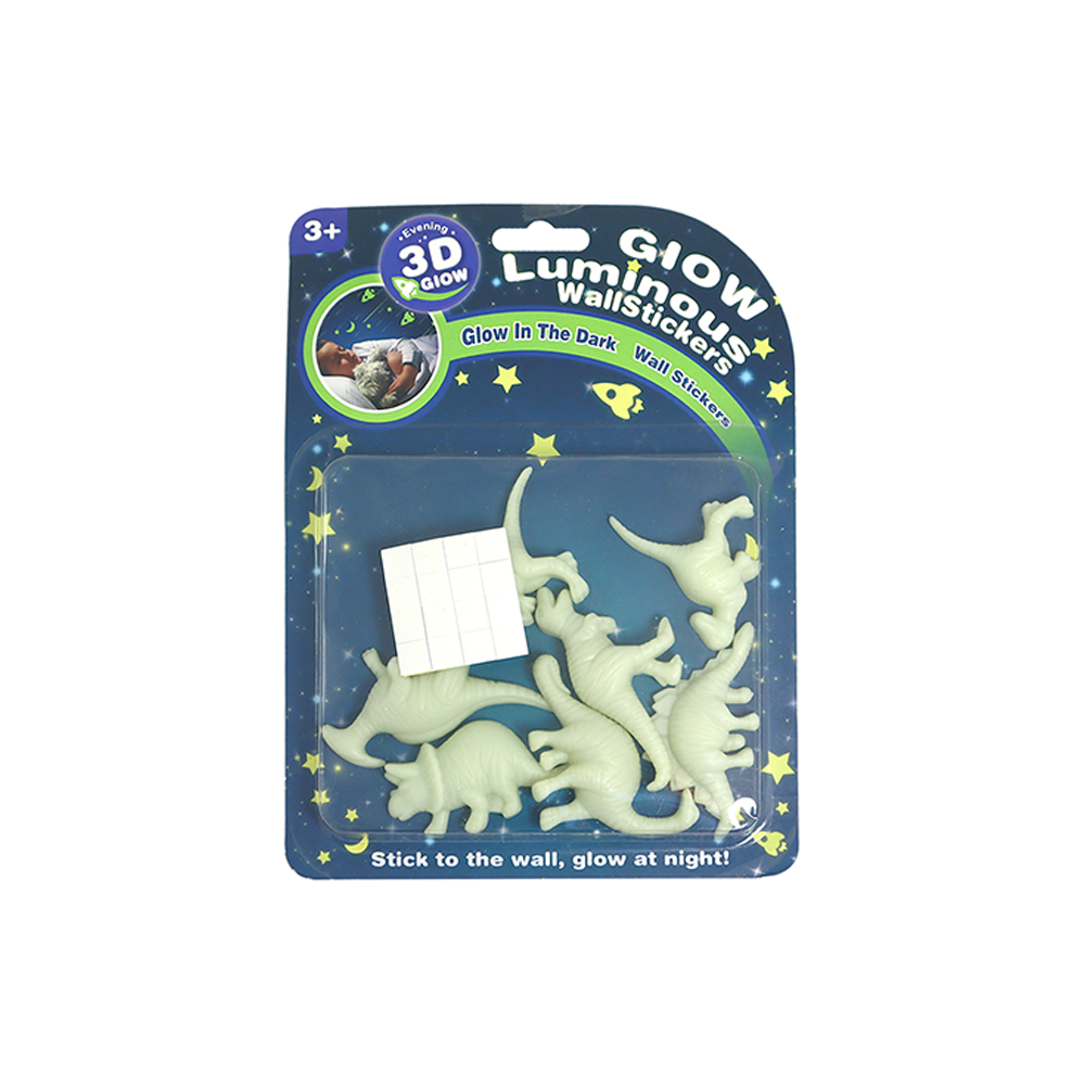 3D Glow in the Dark Wall Stickers Assorted