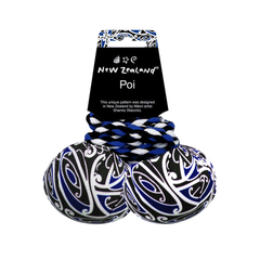 Poi Set of Two Blue