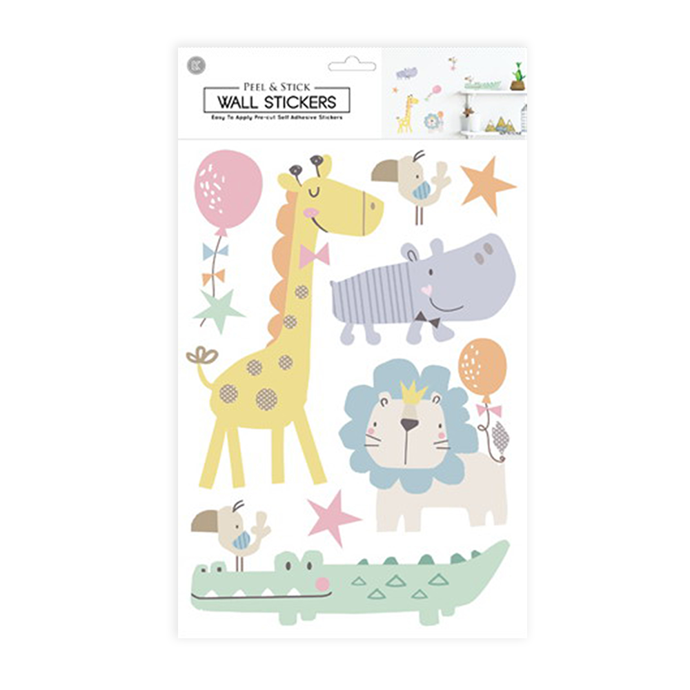 Zoo Animals Wall Decor Stickers