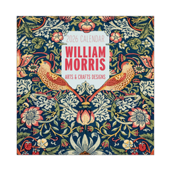 William Morris 2026 Wall Calendar Arts and Crafts Designs