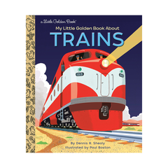 Little Golden Book About Trains