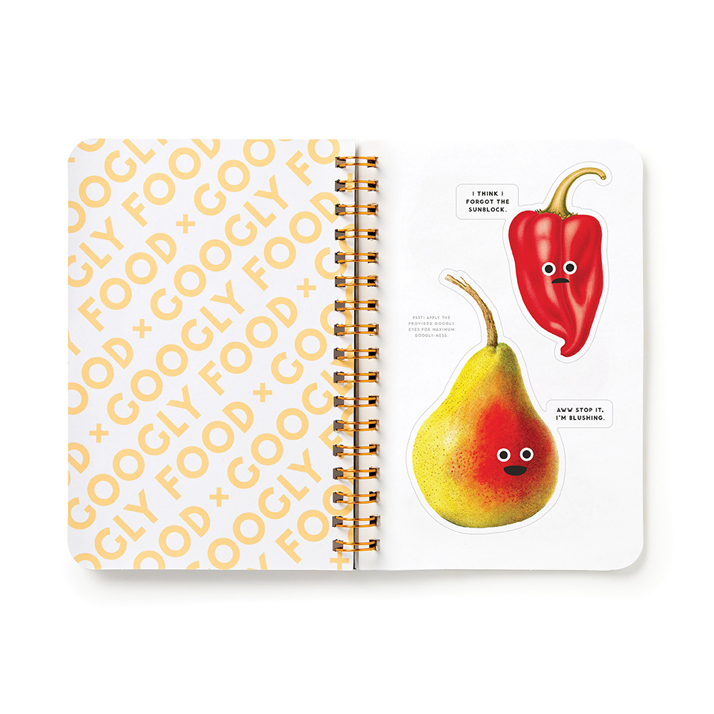 Brass Monkey Googly Fruit Sticker Book